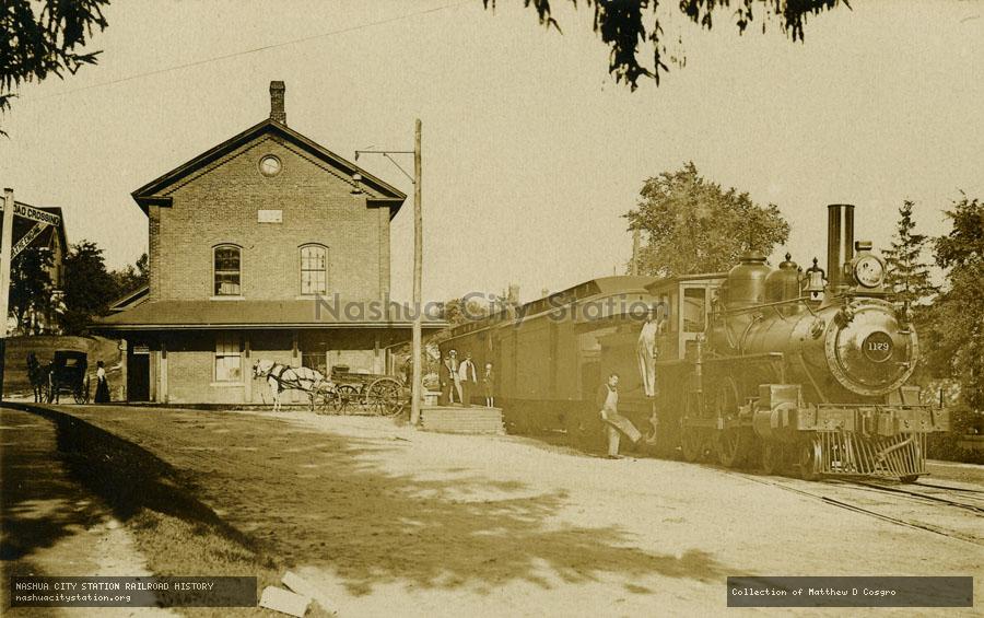 Postcard: Boston & Albany Railroad Station, North Brookfield, Massachusetts